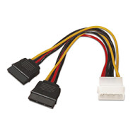 Nanocable Sata/m A 2xsata/h 20cm (10.19.0103)