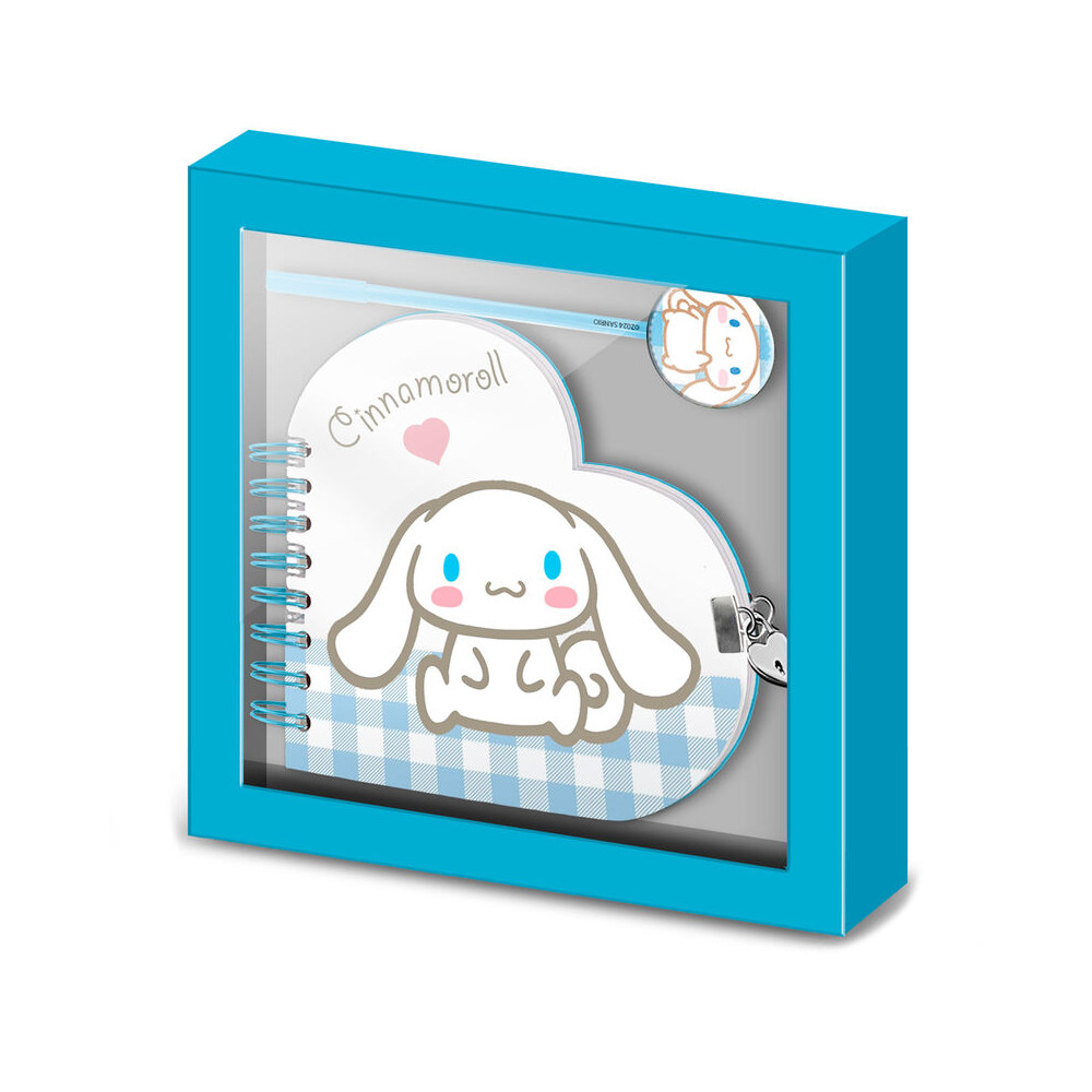 Set diario + boligrafo Cinnamoroll Hello Kitty