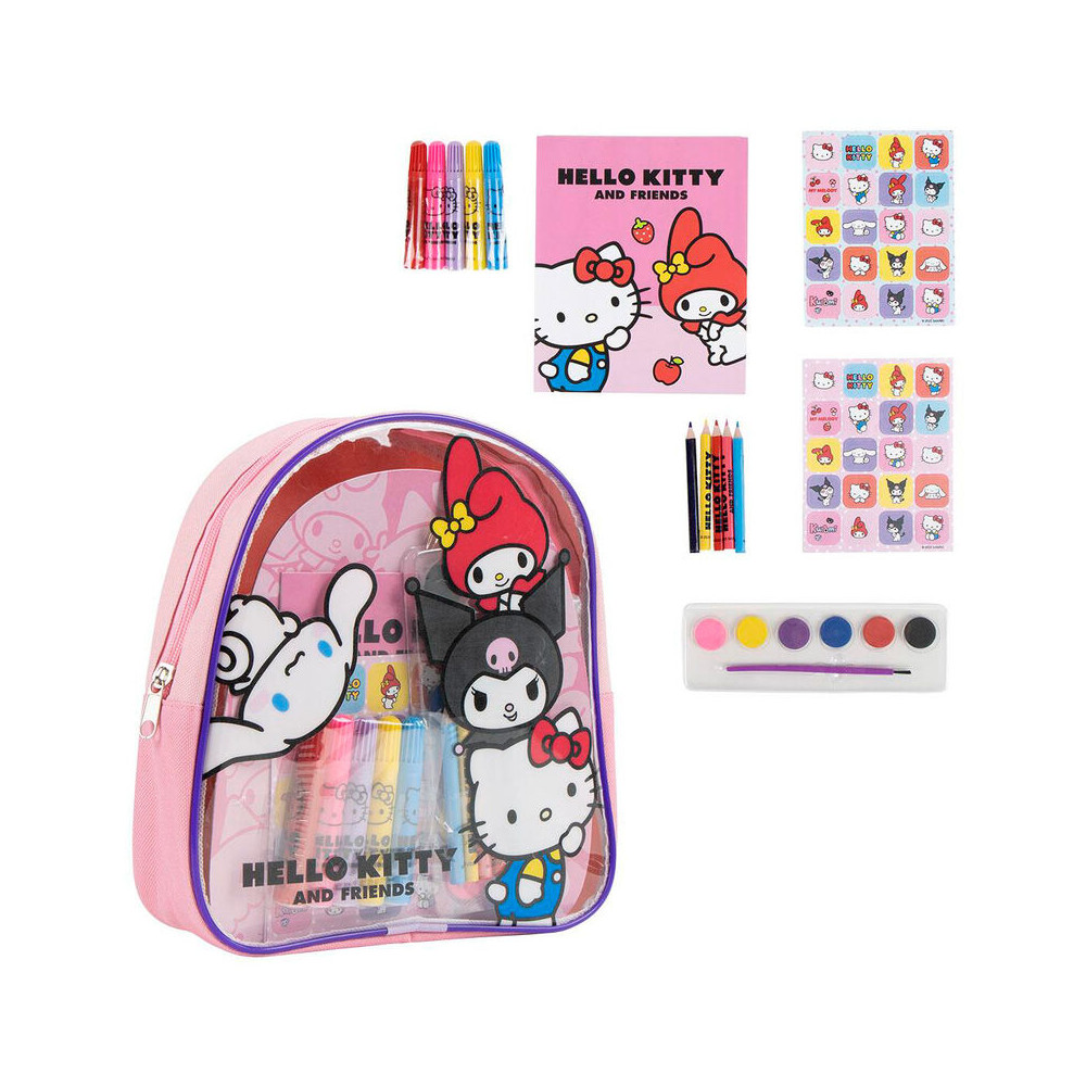 Set papeleria mochila Hello Kitty