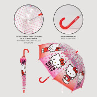 Paraguas manual burbuja Hello Kitty