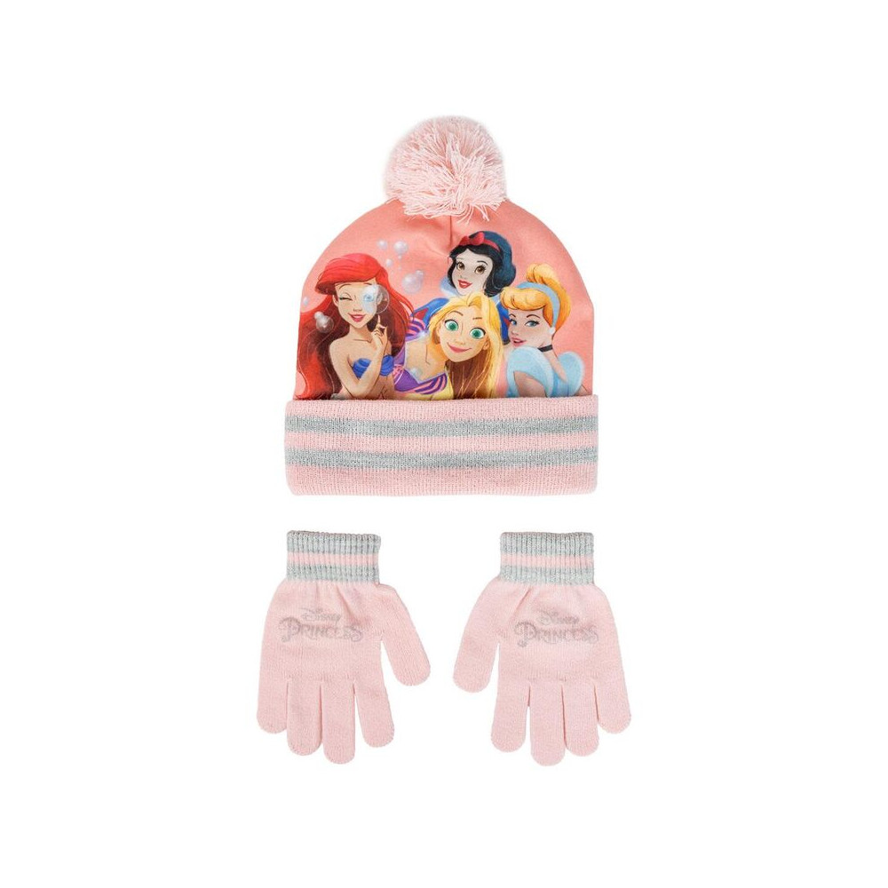 Set gorro y guantes Princesas Disney