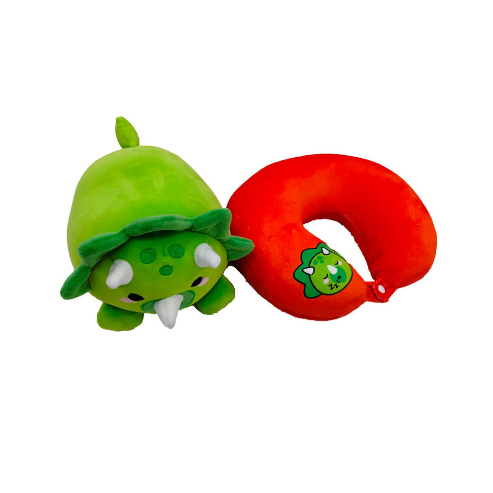 Almohada viaje + peluche Swapseazzz Dinosaurio Adorasaurs