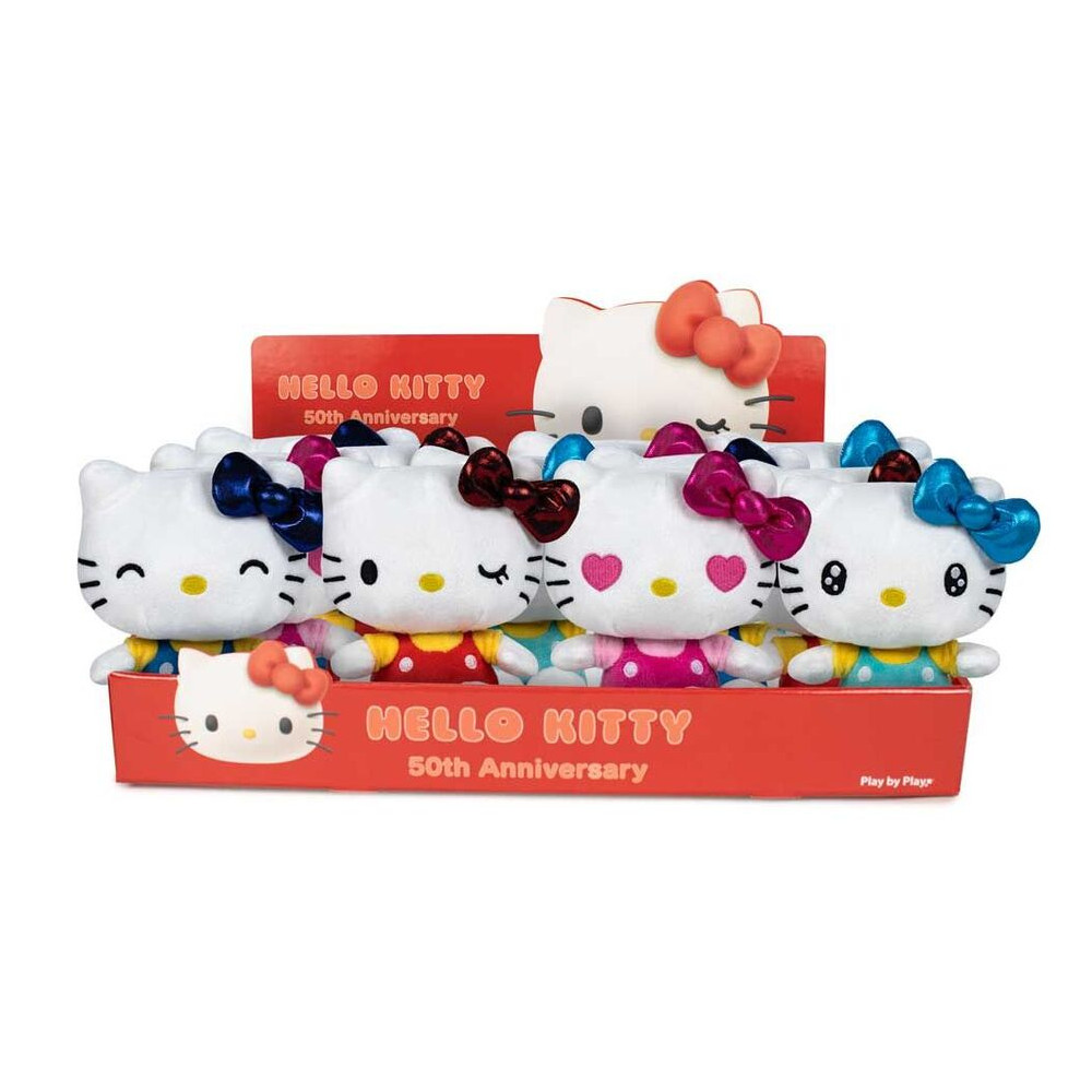 Peluche 50th Anniversary Hello Kitty 22cm surtido