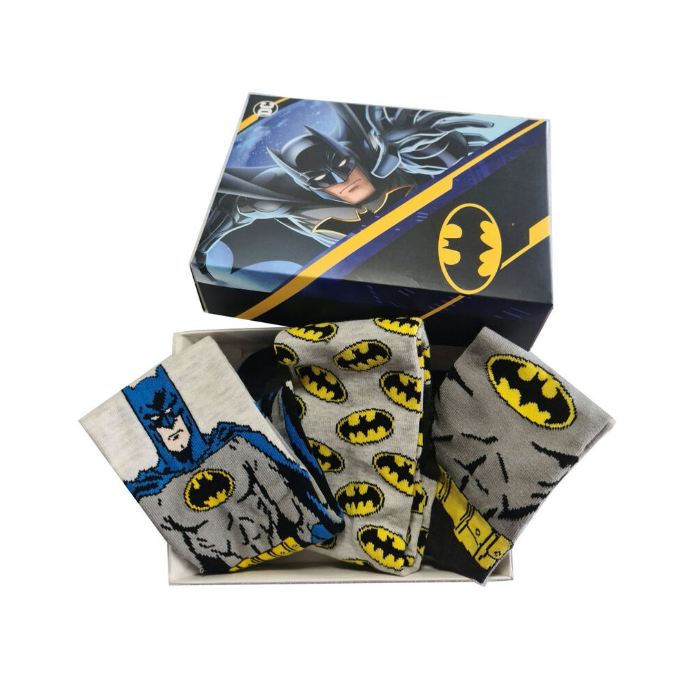 Set 3 calcetines Batman DC Comics adulto surtido