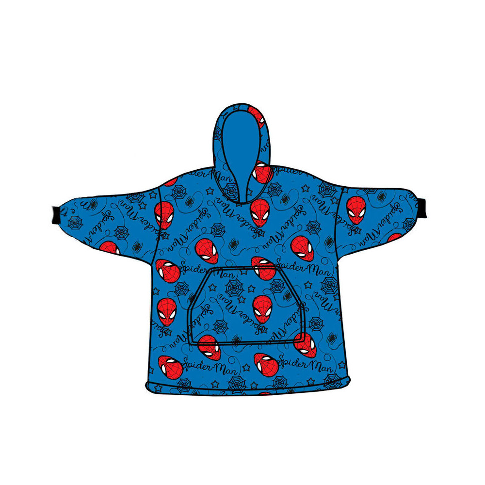 Bata sudadera oversize Spiderman Marvel coral infantil