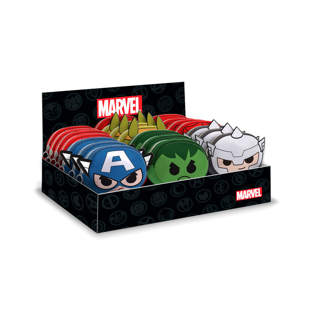 Monedero Chibi Marvel surtido