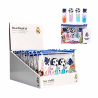 Estuche 4 subrayadores Real Madrid surtido