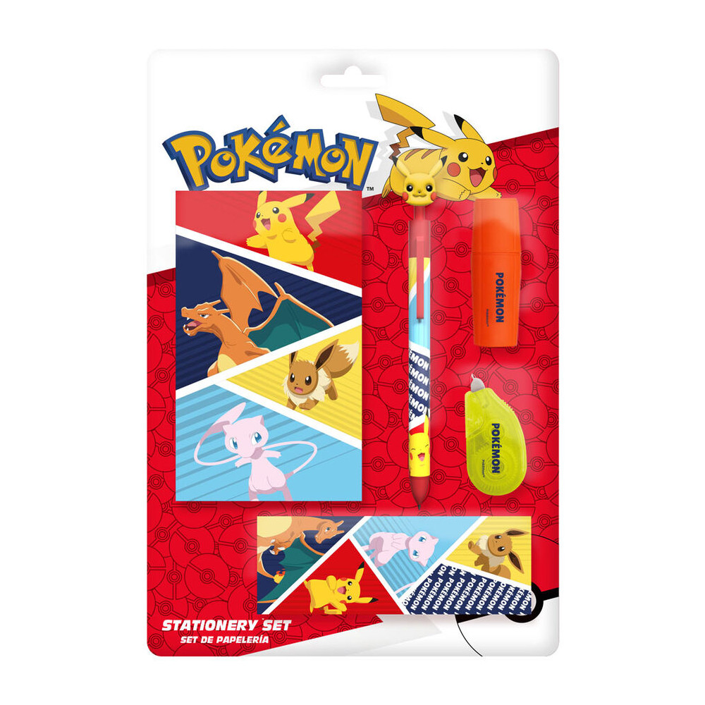 Blister papeleria Pokemon