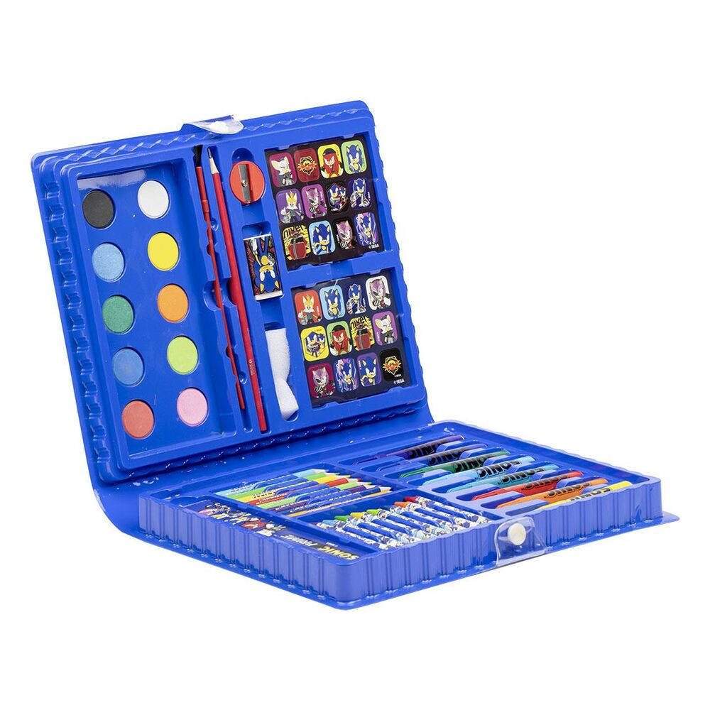 Set papeleria coloreable Sonic Prime