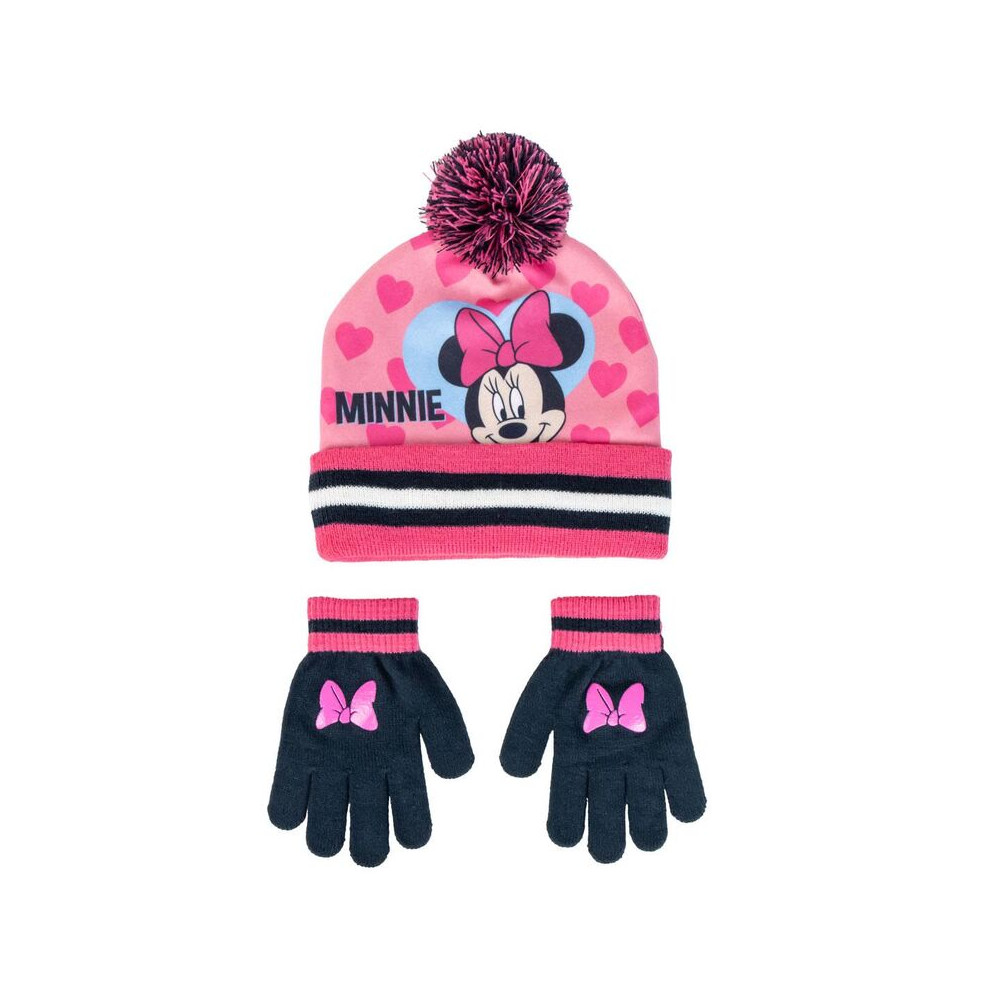 Set gorro y guantes Minnie Disney