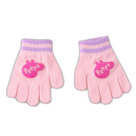 Conjunto gorro guantes braga cuello Peppa Pig