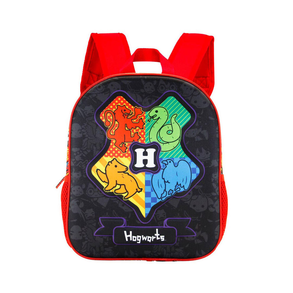 Mochila 3D Hogwarts Harry Potter 31cm