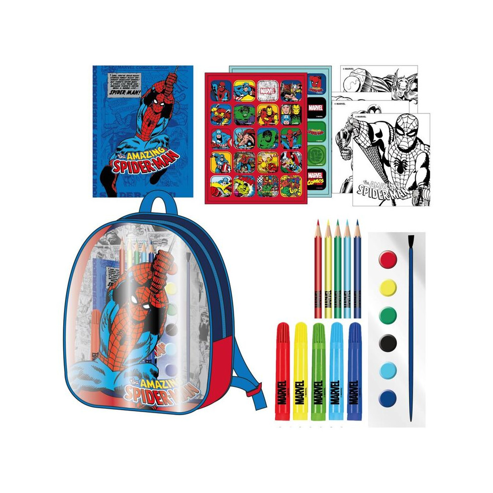 Set papeleria mochila Vengadores Avengers Marvel