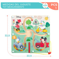 Laberinto magnetico Baby Disney madera
