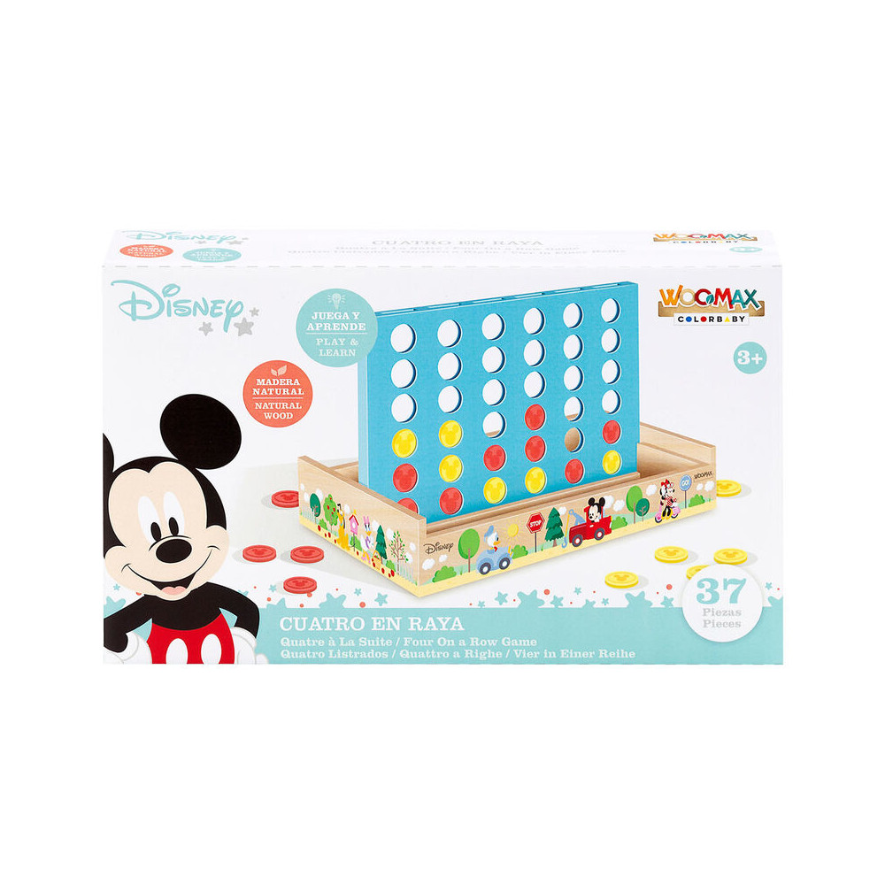 Juego Cuatro en Raya madera Disney