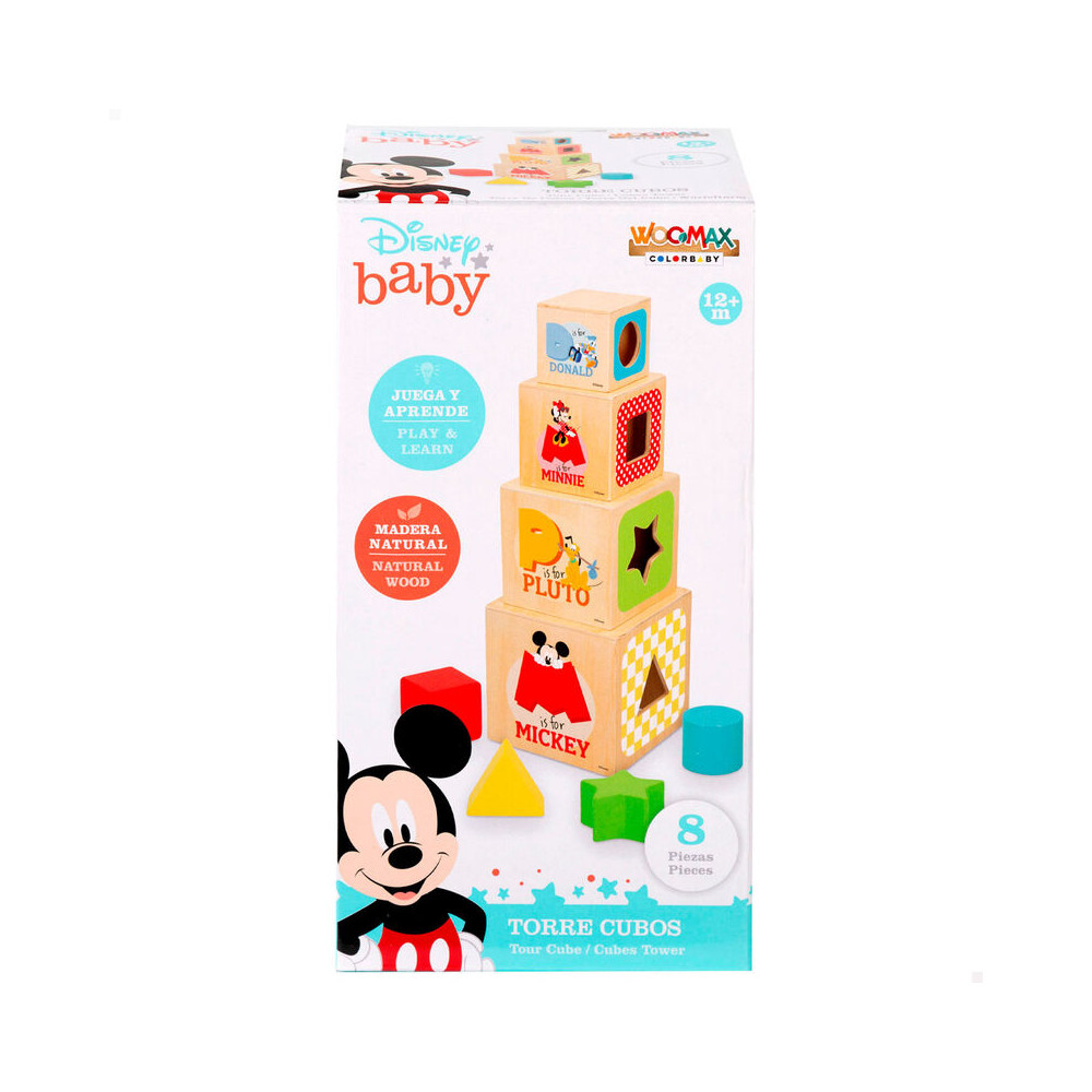 Torre cubos madera Disney