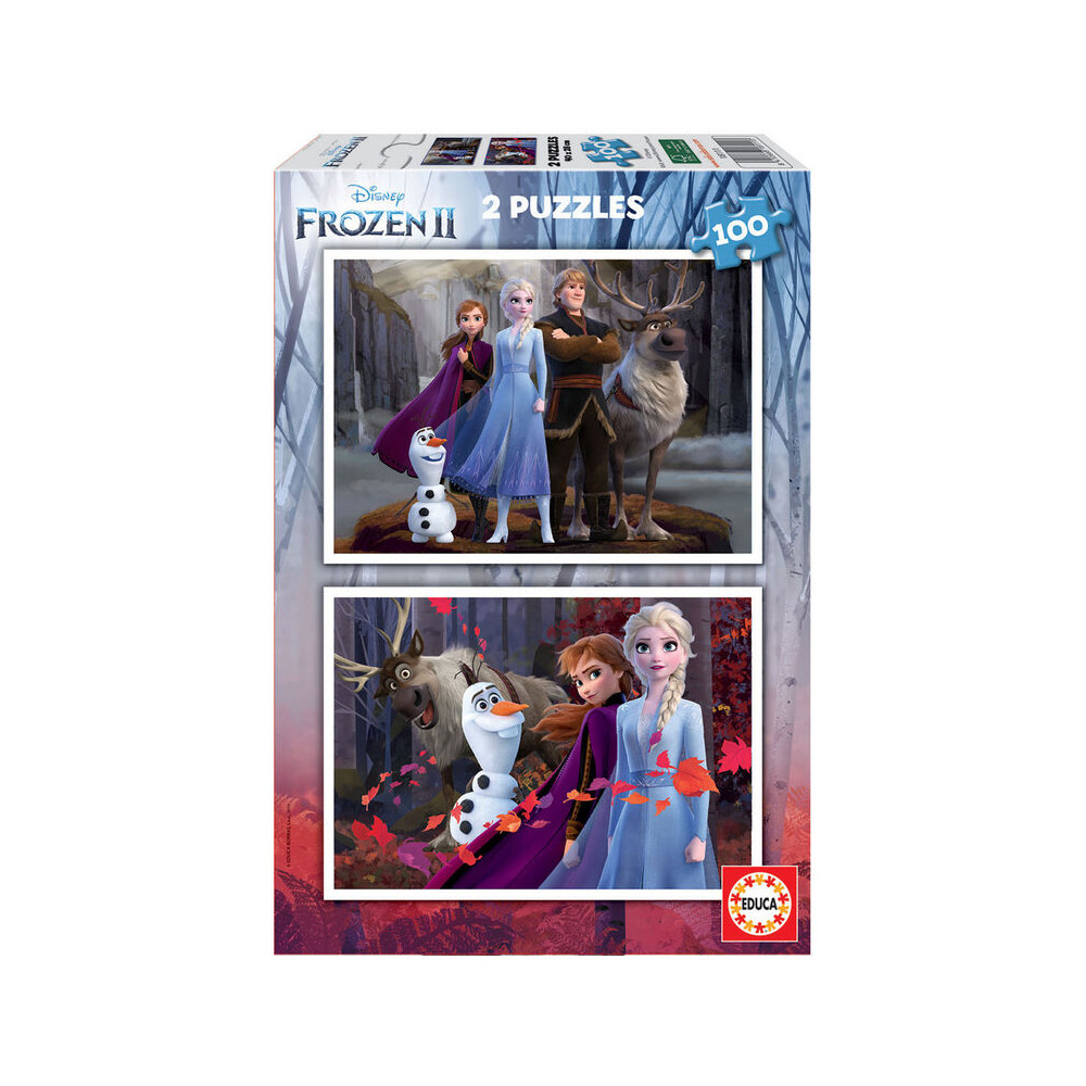 Puzzle Frozen 2 Disney 2x100pzs