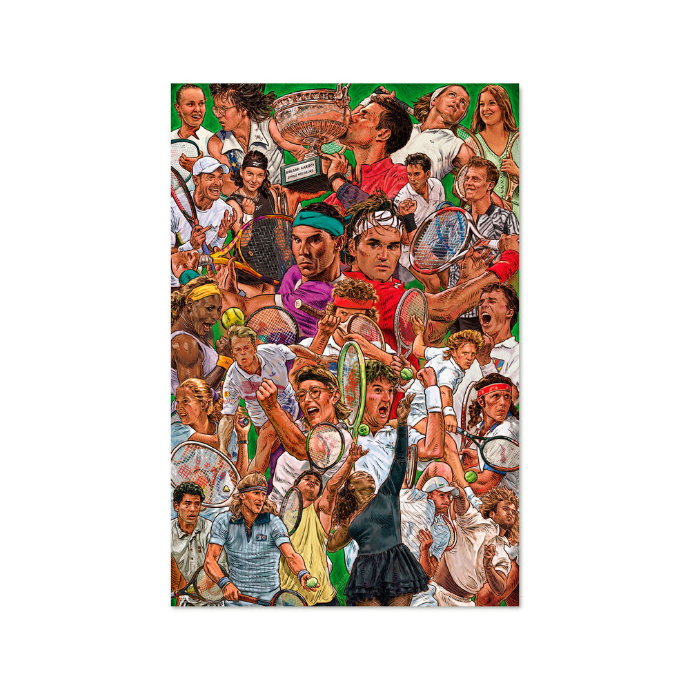 Poster Leyendas del Tenis