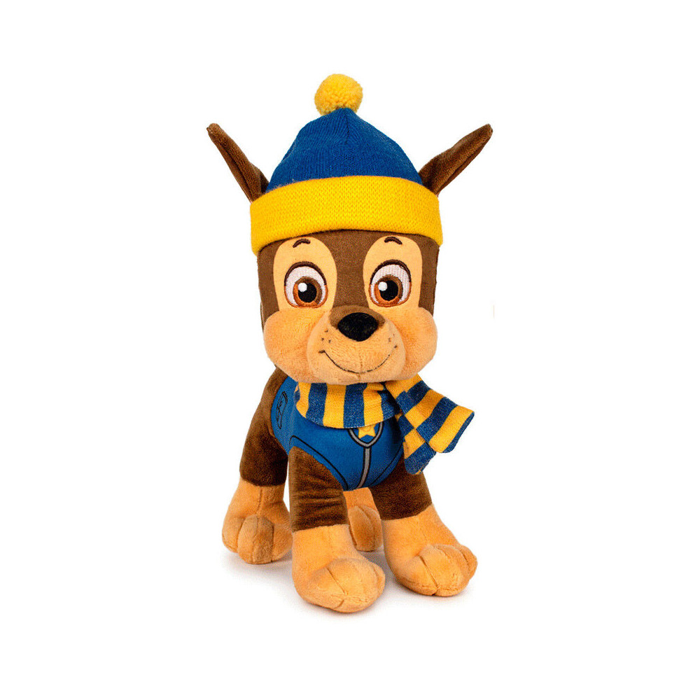 Peluche Invierno Chase Patrulla Canina Paw Patrol 27cm
