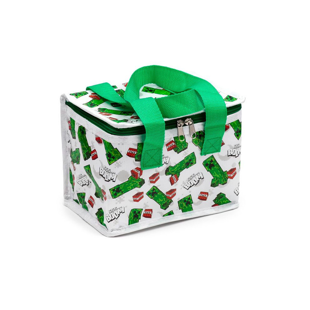 Bolsa refrigerante Creeper y TNT Minecraft