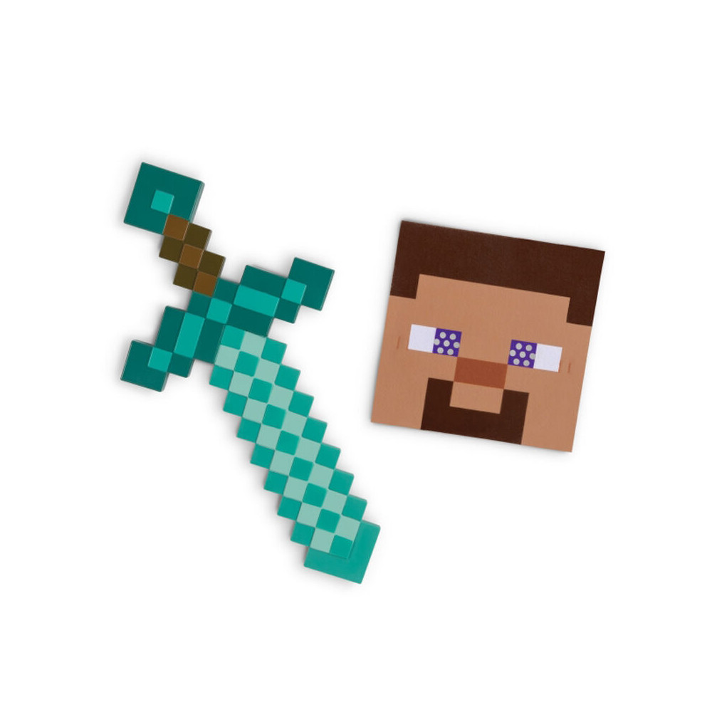 Mascara + Espada Minecraft