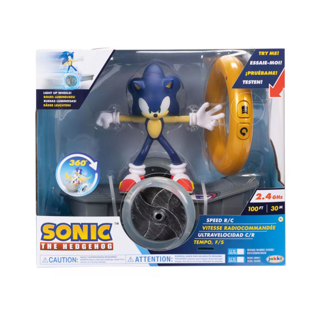 Patin radio control Sonic the Hedgehog
