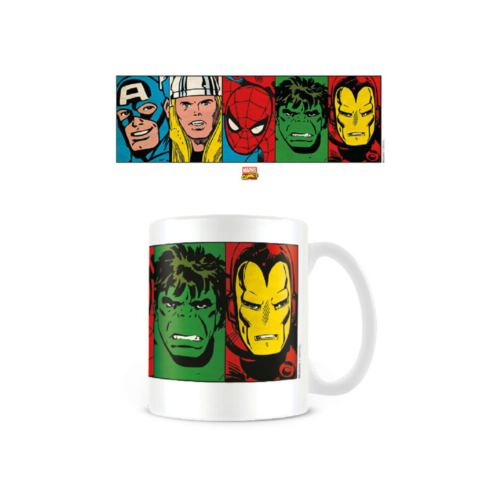 Taza Faces Vengadores Avengers Marvel