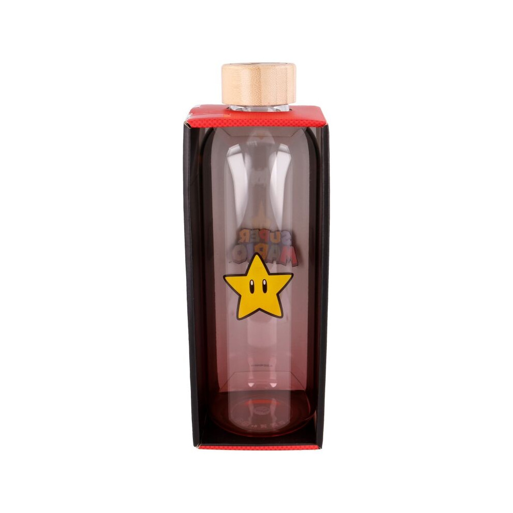 Botella cristal Super Mario Bros Nintendo 1030ml