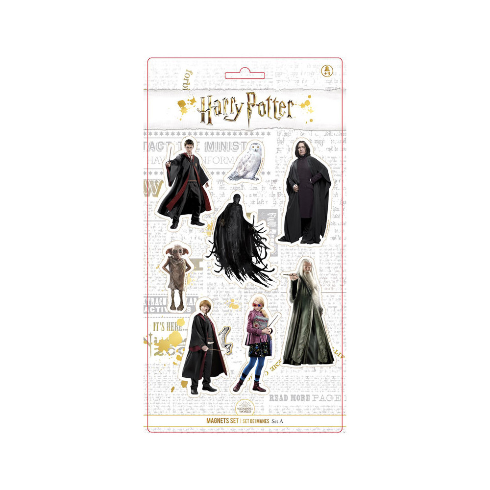 Blister 8 imanes Personajes Harry Potter