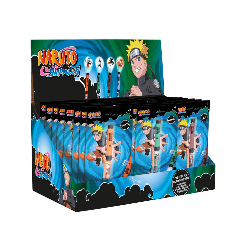 Boligrafo proyector Naruto Shippuden surtido