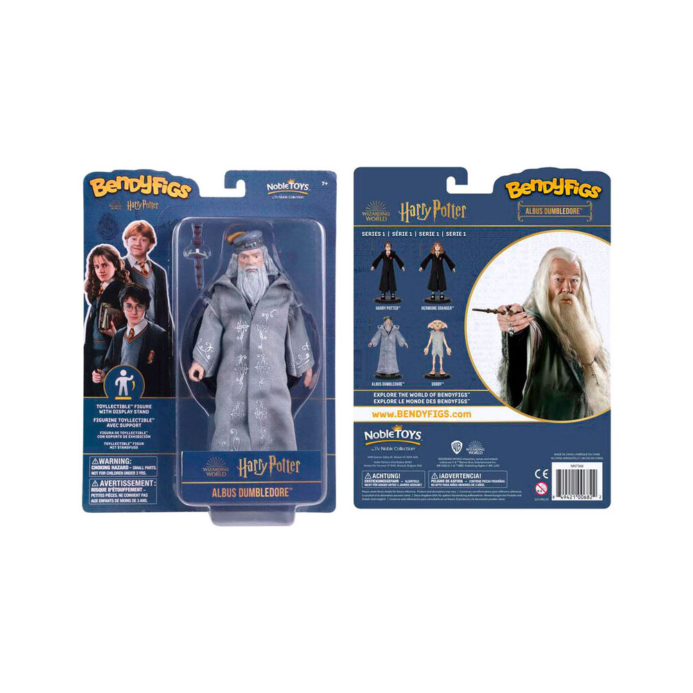 Figura Maleable Bendyfigs Dumbledore con varita Harry Potter 19cm