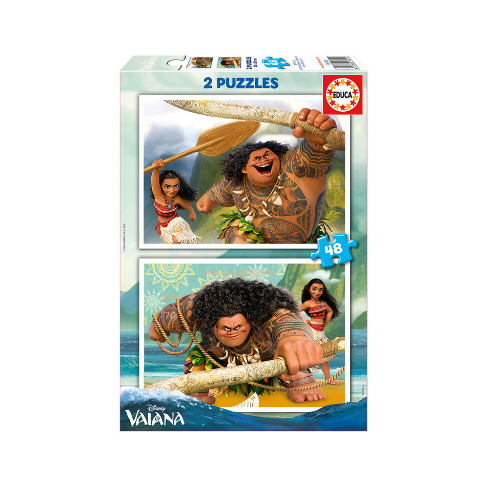 Puzzle Vaiana Moana Disney 2x48pzs