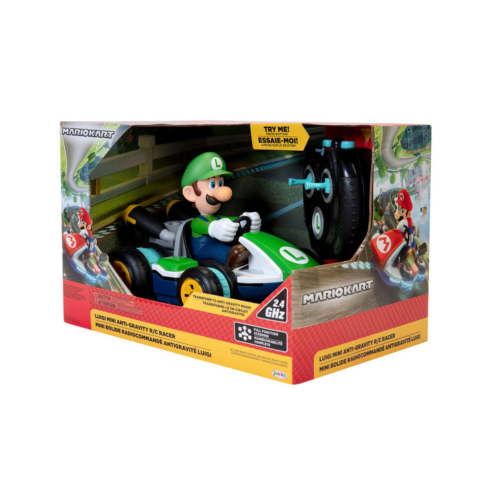 Coche Mini RC Racer Luigi Mario Kart Nintendo radio control