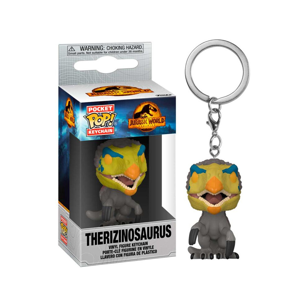 Llavero Pocket POP Jurassic World 3 Therizinosaurus