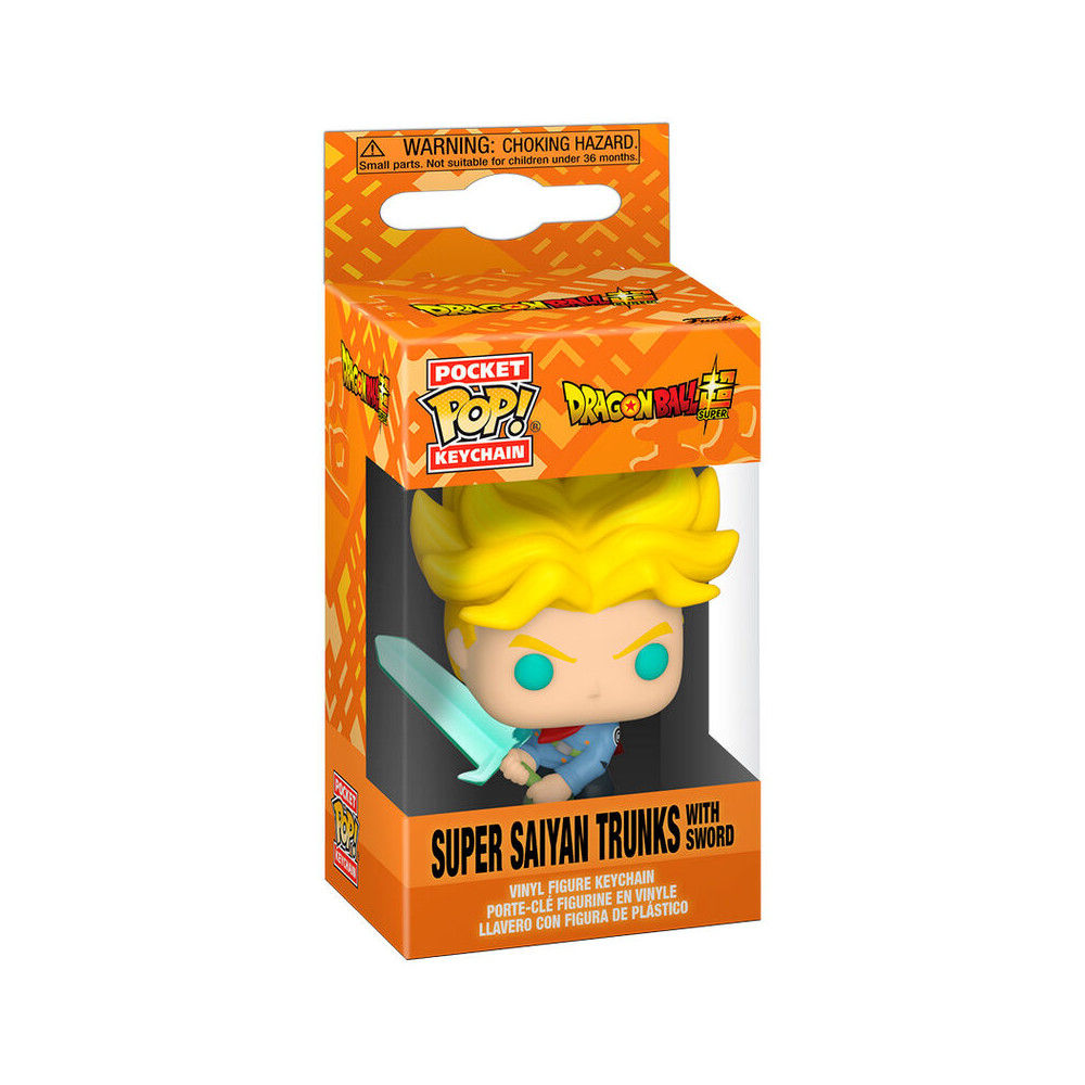 Llavero Pocket POP Dragon Ball Super Saiyan Trunks with Sword