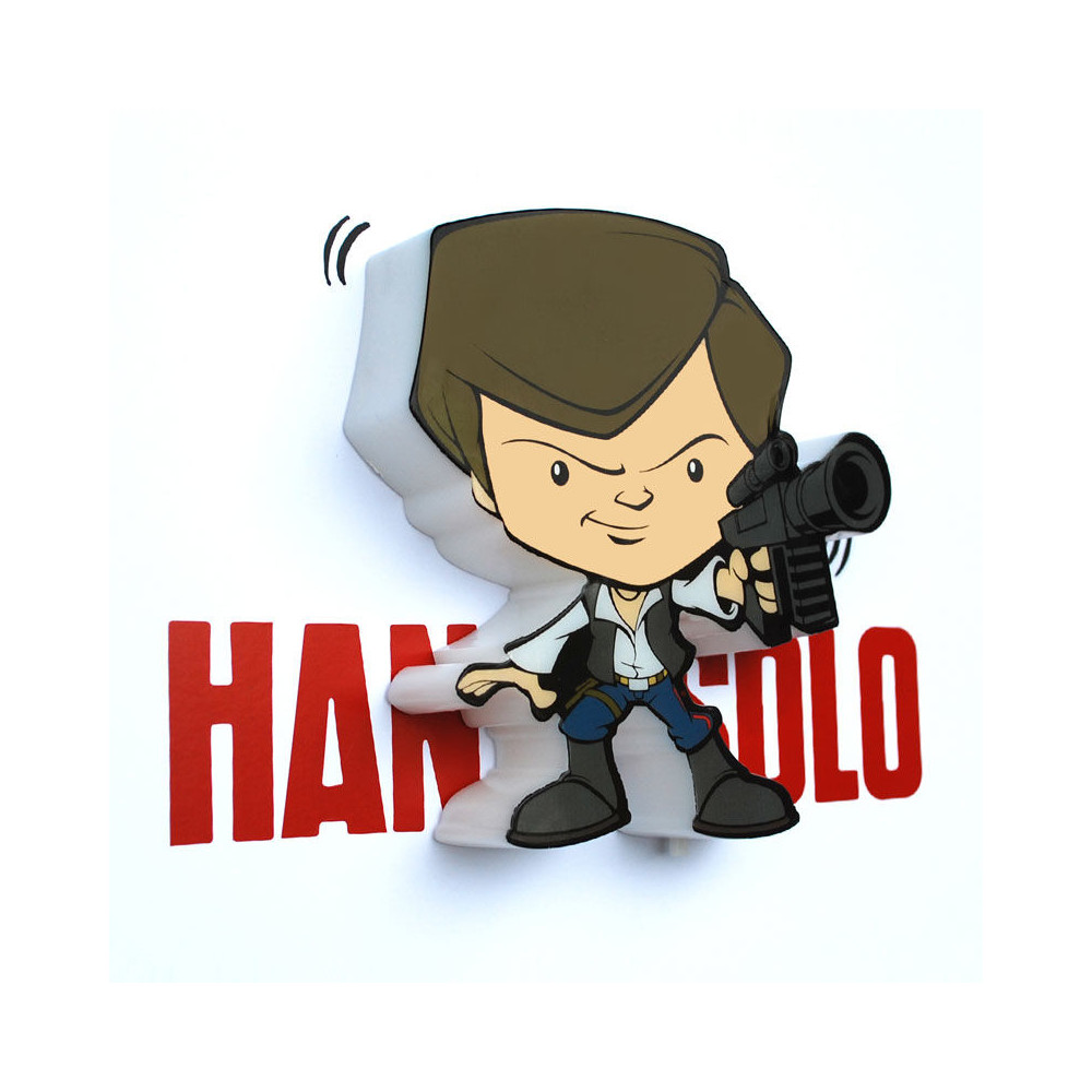 Lampara 3D Light FX mini Hans Solo Star Wars