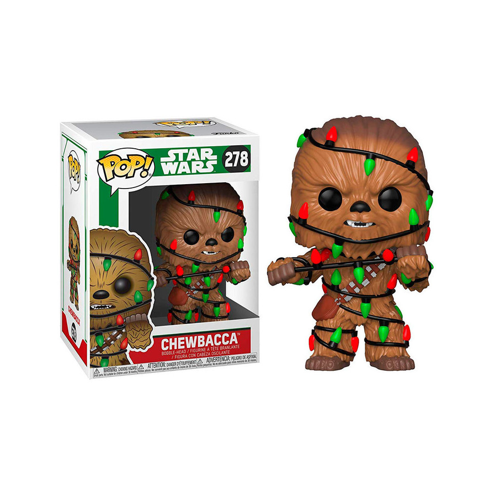 Figura POP Star Wars Holiday Chewie with Lights