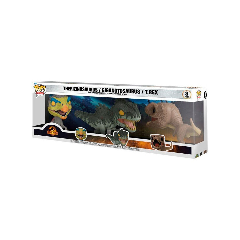 Blister 3 figuras POP Jurassic World