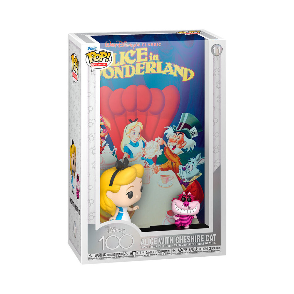 Figura POP Movie Poster Disney 100th Anniversary Alicia en el Pais de las Maravillas