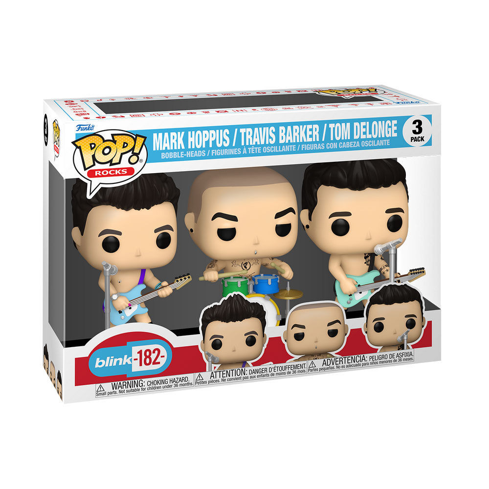 Blister 3 figuras POP Rocks Blink 182