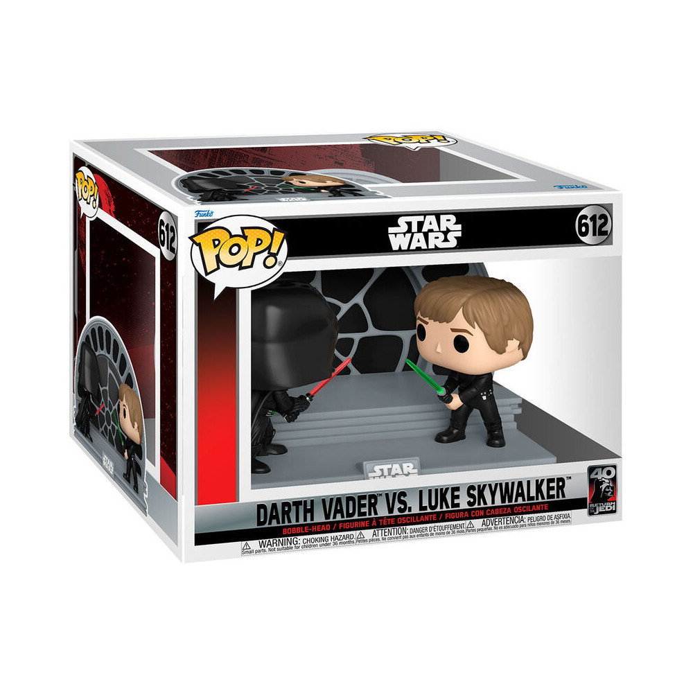 Figura POP Star Wars 40th Darth Vader VS Luke Skywalker