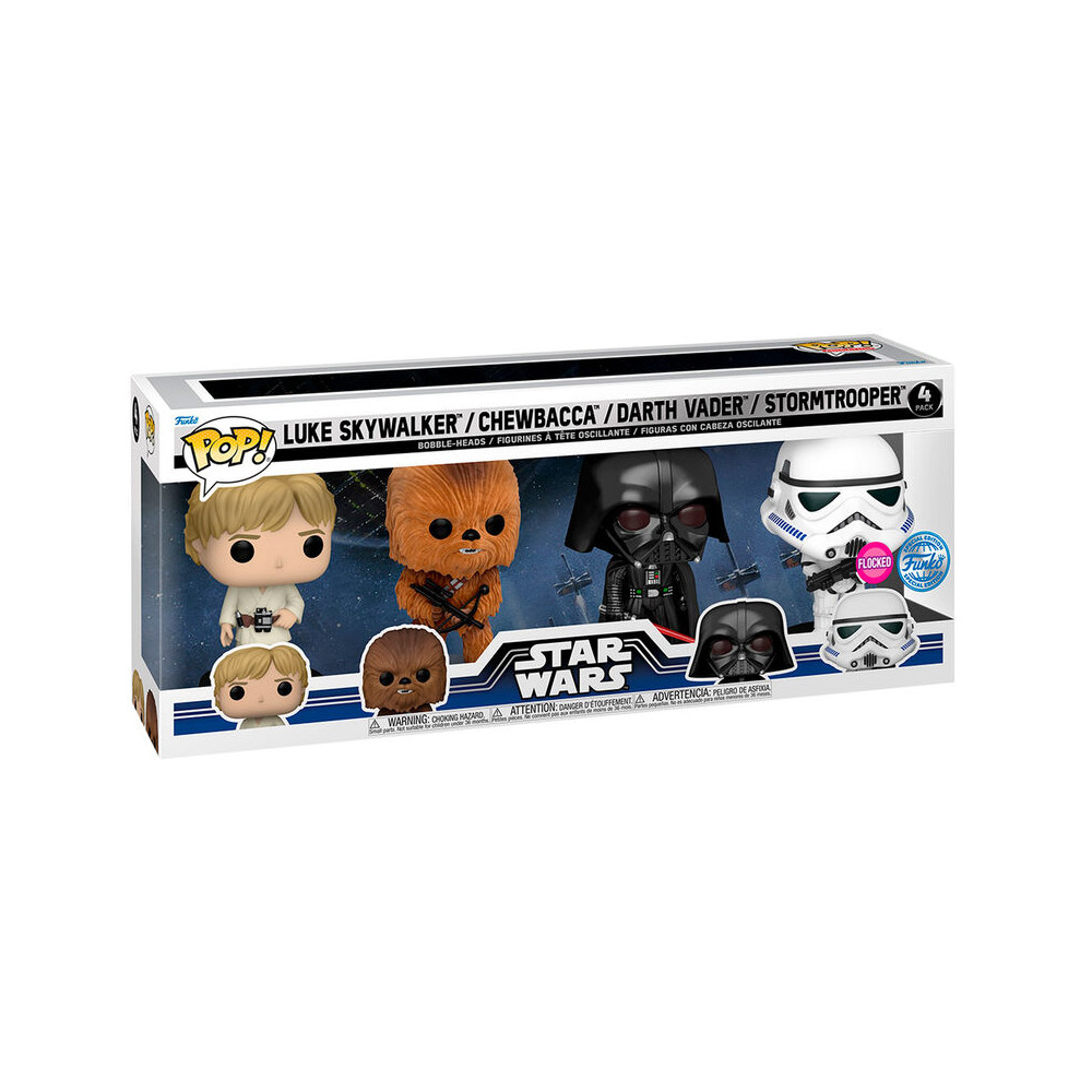 Blister 4 figuras POP Star Wars New Classics Exclusive