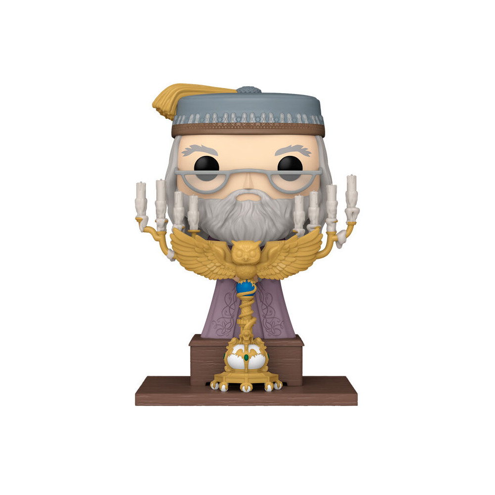 Figura POP Deluxe Harry Potter y el Prisionero de Azkaban - Dumbledore with Podium