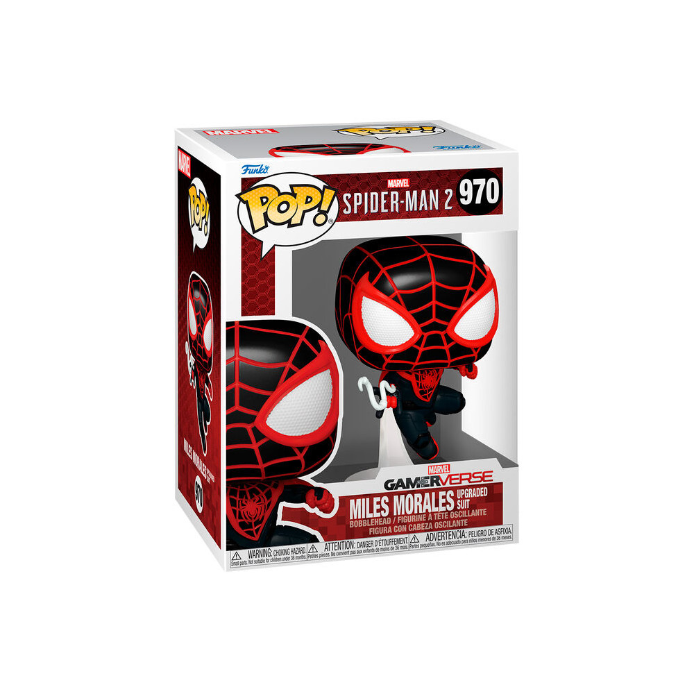 Figura POP Marvel Spiderman 2 Miles Morales Upgraded Suit
