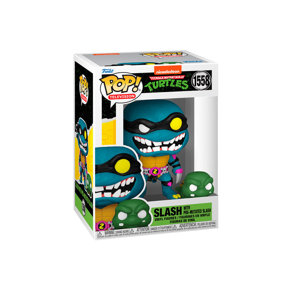 Figura POP Tortugas Ninja Slash & Pre mutated Slash