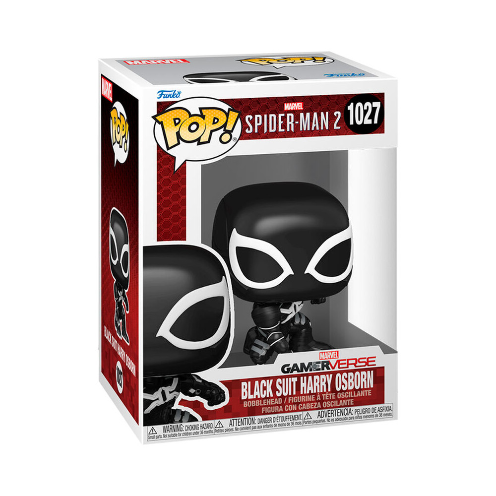 Figura POP Mavel Spider-Man 2 Black Suit Harry Osborn