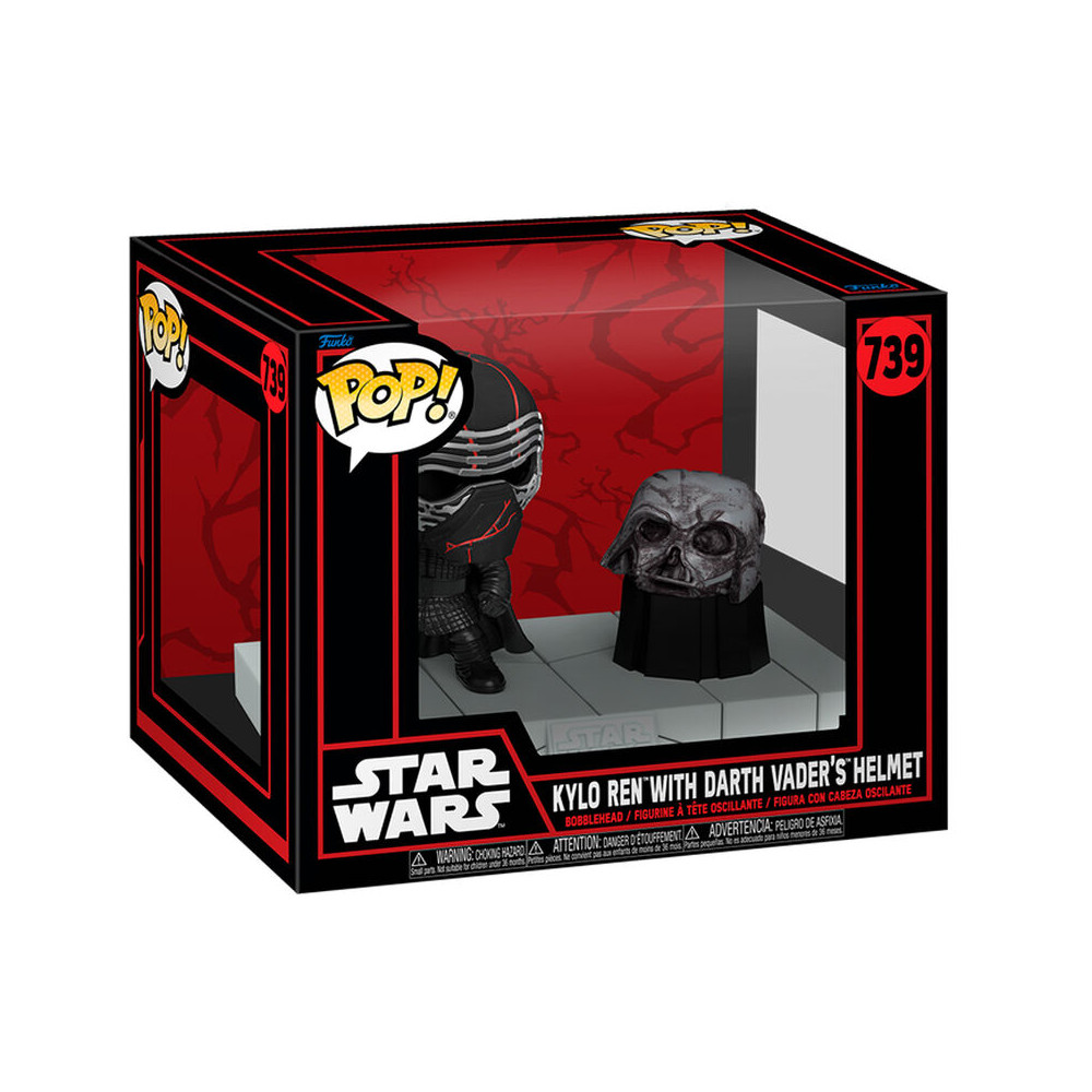Figura POP Deluxe Star Wars Kylo Ren with Darth Vader Helmet