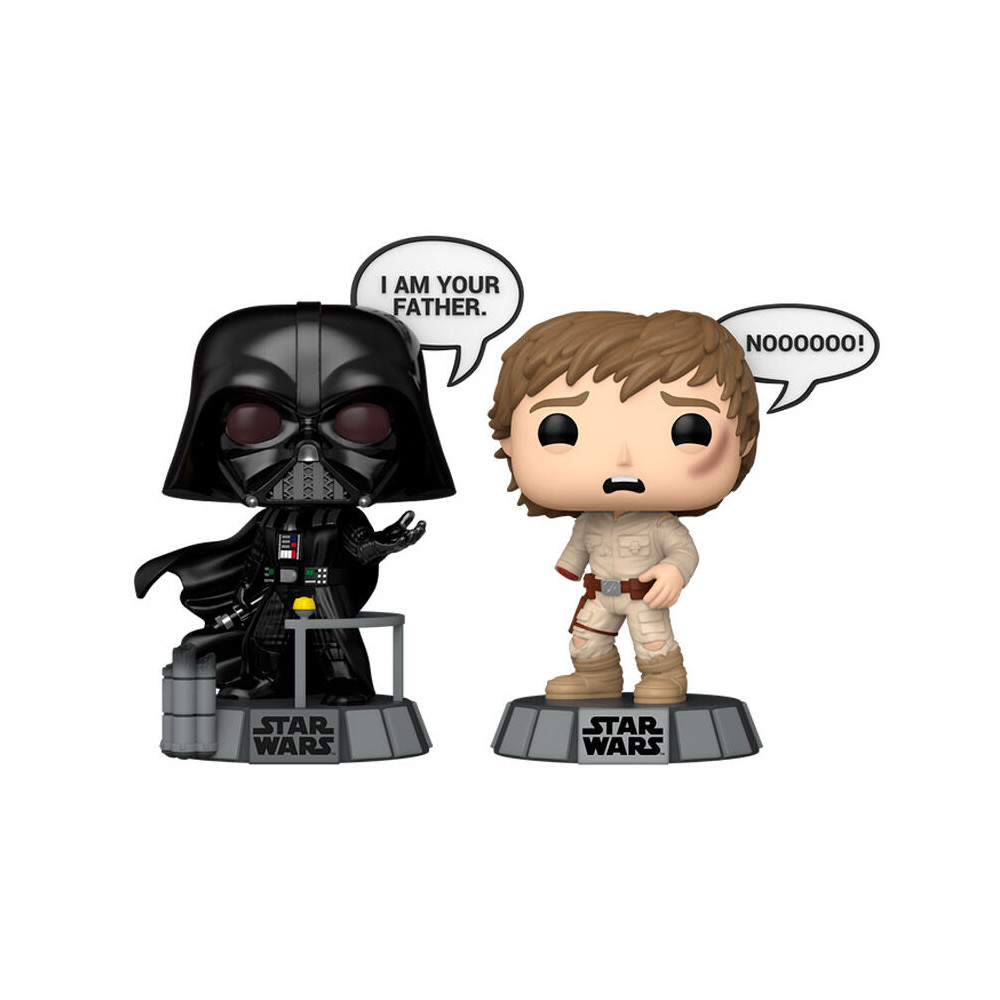 Blister 2 figuras POP Star Wars Darth Vader & Luke Skywalker