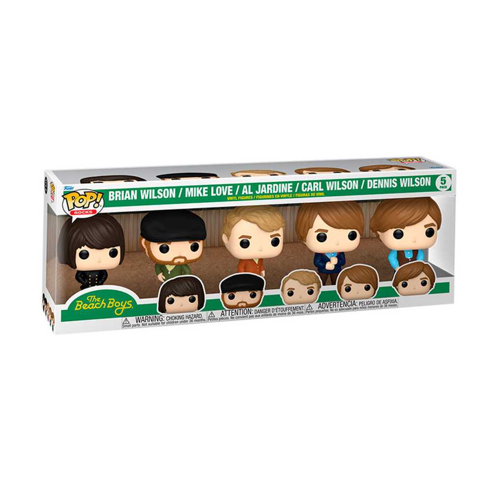 Blister 5 figuras POP The Beach Boys
