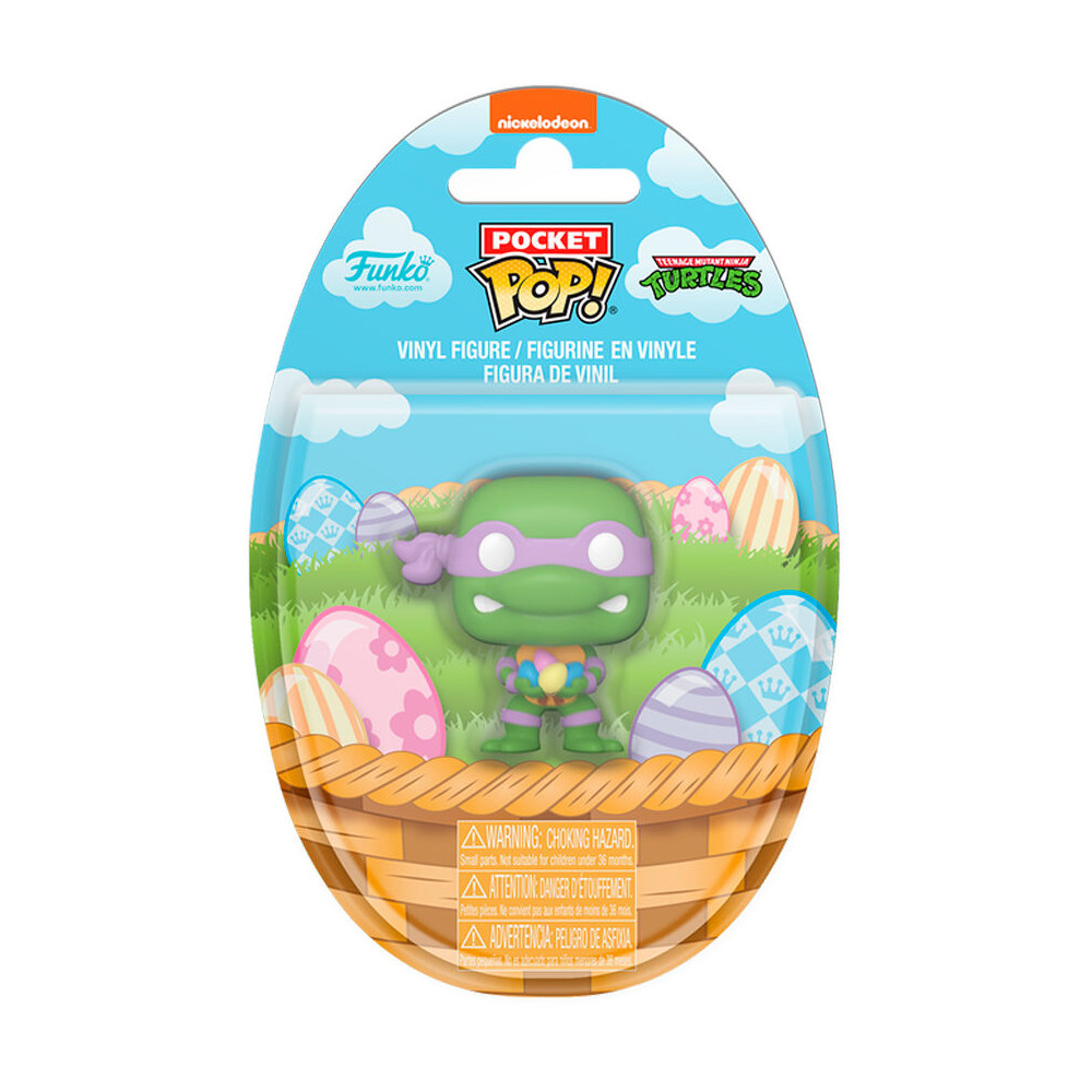 Figura Pocket POP Tortugas Ninja Donatello Conejo de Pascua